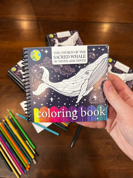 Sacred Whale Coloring Book