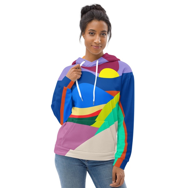 Sacred Whale Rainbow Hoodie